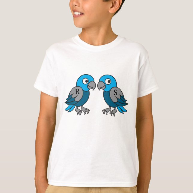 Twillingar parrot t shirt (Framsida)