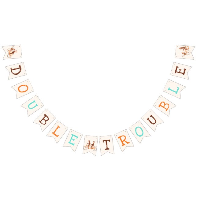 Twillingar Problem med Dubblan för babystövel i Cu Vimplar (Alla)