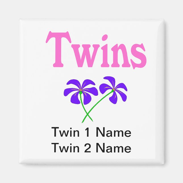 Twillingar (Rosa) Magnet (Framsidan)