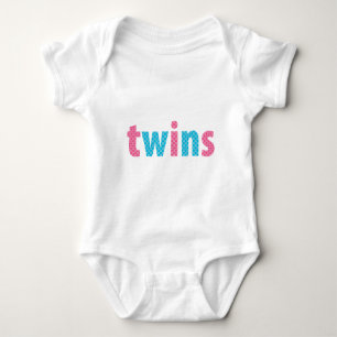 TWILLINGAR SAMLING - blandad {aqua + rosa} Tee