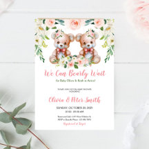 TWILLINGAR som vi kan avboka Nallen Baby Shower