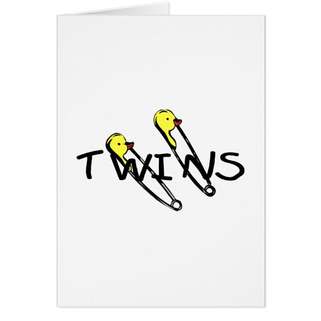 Twillingar (stift) hälsningskort (Framsidan)