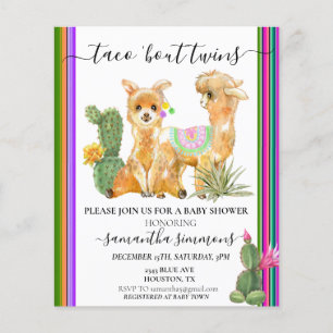 Twillingar Taco Fiesta Baby Shower LLama