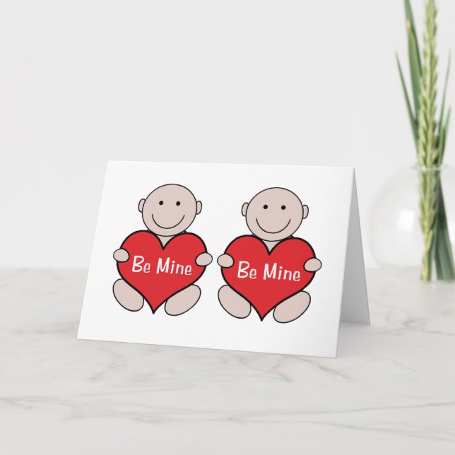 Twillingar Valentine Graphic Helgkort (Framsida)
