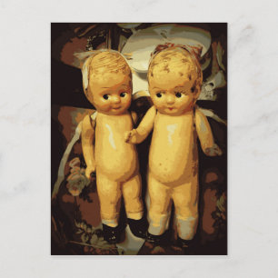 Twillingar Vintage Dolls Vykort
