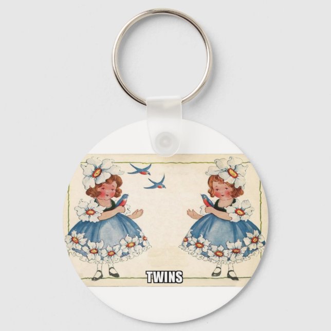 twillingar vintage stil nyckelring (Framsida)