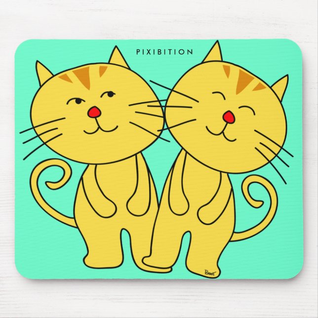 Twillingarkatt Mousepad Musmatta (Framsidan)