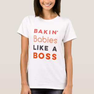 TwillingarmammaT-tröja - Bakin babyar gillar en T Shirt