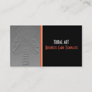Twillingarna African Art Tribal Visitkort