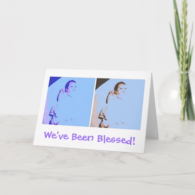 Twillingarna nyfödd bebis meddelande (Framsida)