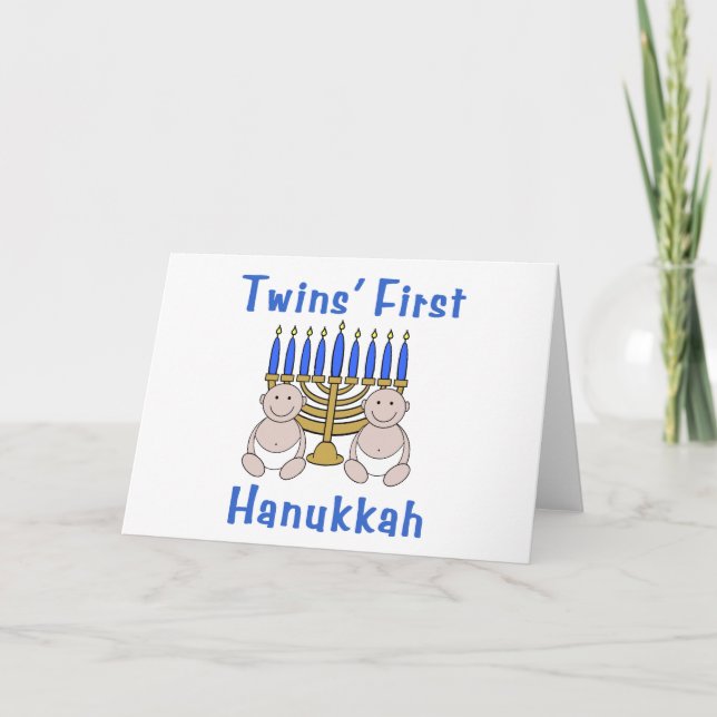 Twillingars First Hanukkah Helgkort (Framsida)