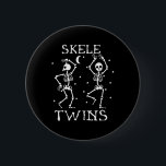 Twillingars Halloween Matching Skeletwins Funny Da Knapp<br><div class="desc">Twillingar Halloween Matching Skeletwins Funny Dancing Skeletons 1</div>
