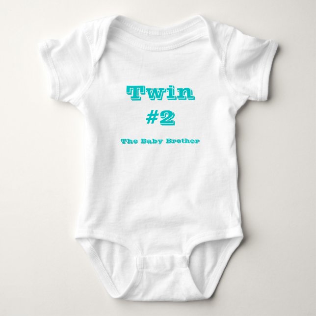 Twin#2, Baby-brodern Tröja (Framsida)