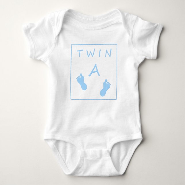 Twin A baby twin-pojken Tee (Framsida)