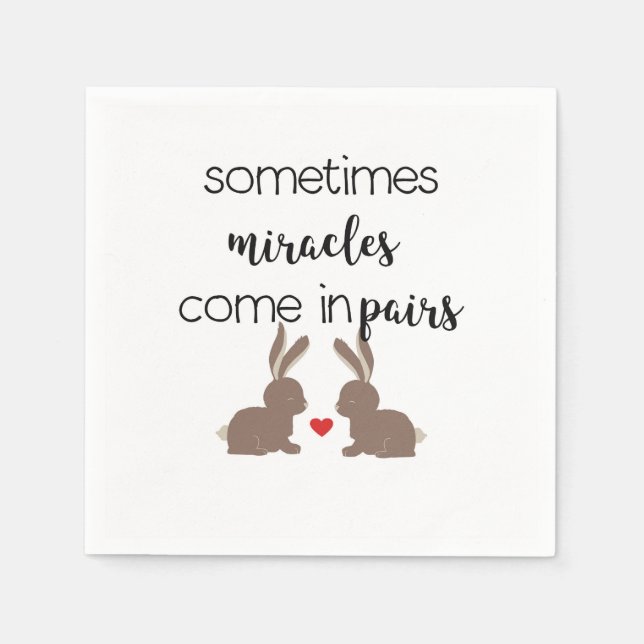 Twin Baby Pappersservett (Framsidan)