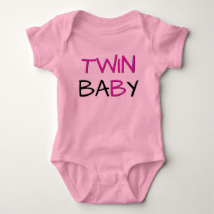 Twin baby - rosa jumper t shirt