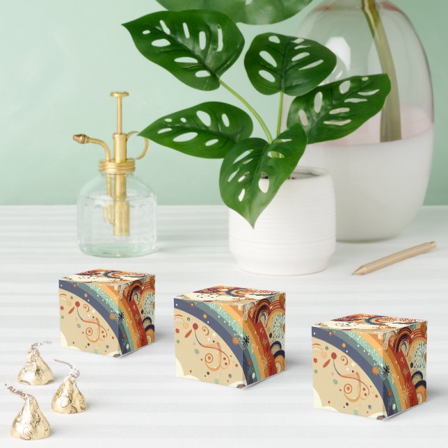 Twin Baby Shower Rainbow Presentaskar (Multipel)