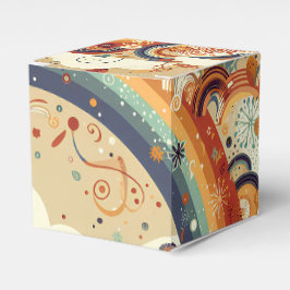 Twin Baby Shower Rainbow Presentaskar