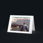 TWIN-BEACH OCH CHERISHED MEMORIES I CHRISTMAS HELGKORT<br><div class="desc">DETTA KORT ÄR "OLIKA" OCH DET ÄR OCKSÅ COOLA. UNDERBART SÄTT ATT SÄGA "GOD JUL TILL DINA TWIN" SÄRSKILT OM HON VILL HA BACKEN,  FÖRSTÄRKA OCH MINSKA ALLA ROLIGTAR DU  I CHRISTMAS!</div>