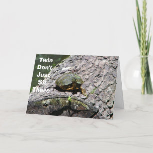 TWIN BIRTHDAY RÅDGIVNING FRÅN EN PTAKTURTOR KORT