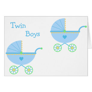 ***TWIN BOY OCH GIRLS** DUBBLA KÄRLEK OCH ROLIGT HÄLSNINGSKORT