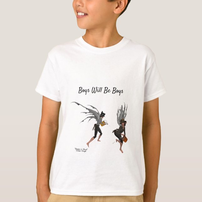 Twin Boy Rain Älvors Child Boys T-Shirt (Framsida)