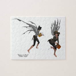 Twin Boy Rain Älvors Jigszle Puzzle Pussel