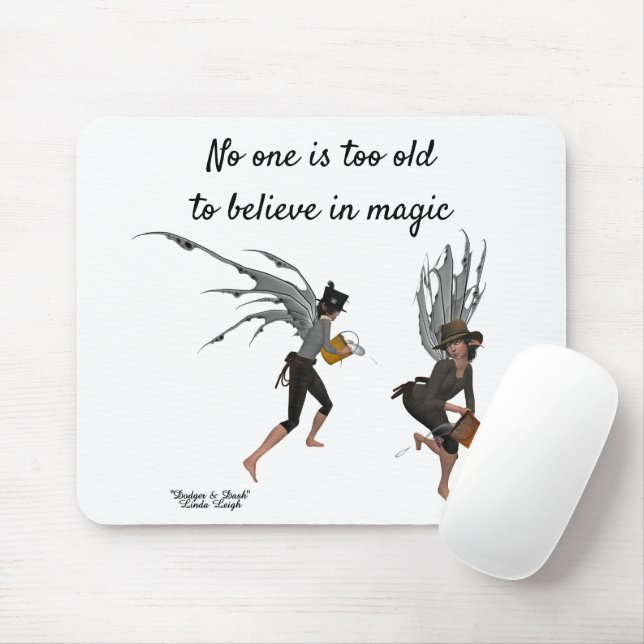 Twin Boy Rain Älvors Mouse Pad Musmatta (Med mus)