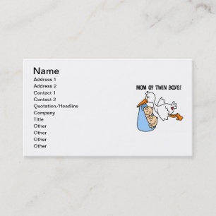 Twin Boys Mamma Stork Gifts