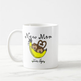 Twin Boys New Mamma Tshirts och Gifts Mugg