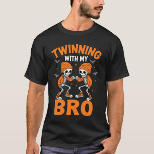 Twin Boys Twinning Halloween Best Friend Matching T Shirt
