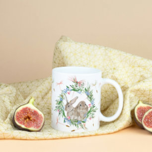 Twin Bunnies Kaffemugg