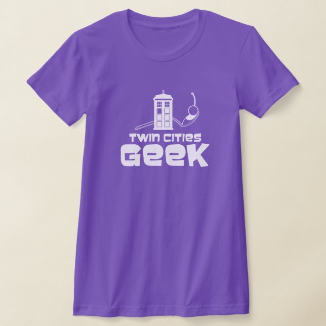 Twin Cities Geek T-Shirt (Passande) (Laydown)