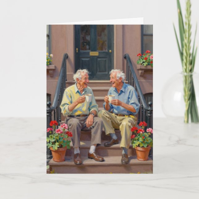 Twin Coots Coffee Club Birthday All-Occasion Card Kort (Framsida)