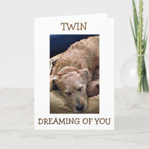 TWIN=DIN BIRTHDAY MIN TÄNKBARA TÄNKER PÅ "DU" KORT