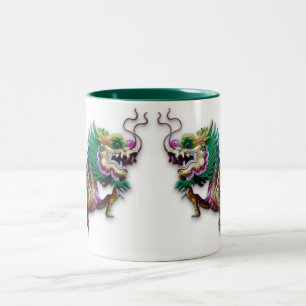 Twin Dragons Mugg