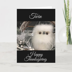 ***TWIN*** ETT MYCKET HAPPY THANKSGIVING TILL "DU" HELGKORT