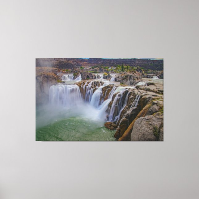 Twin Falls  Canvastryck (Framsida)