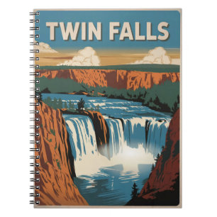 Twin Falls Idaho Anteckningsbok