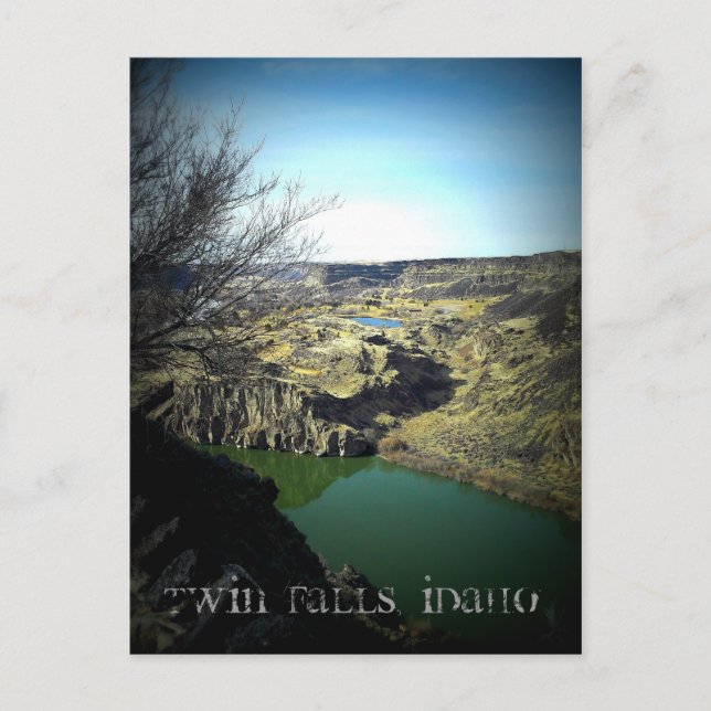 Twin Falls Idaho Vykort (Framsida)
