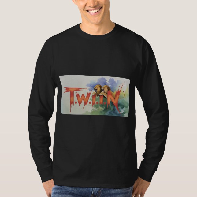 Twin Fist Lejon Tröja – Djärv Grafik (Framsida)