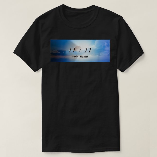 Twin Flame 1111 T Shirt (Design framsida)