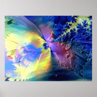 Twin Flame Kärlek - Poster