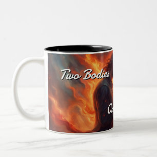 Twin Flames 005 Två-Tonad Mugg