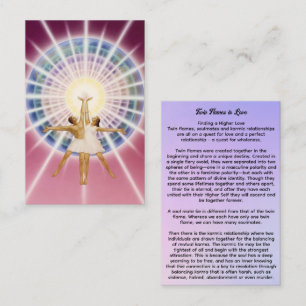 Twin Flames och Soul Mates Visitkort