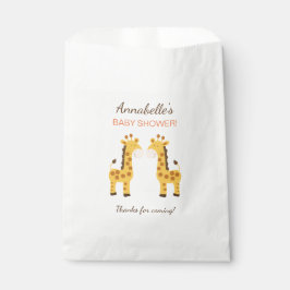 Twin Giraffes Party Favor Bags