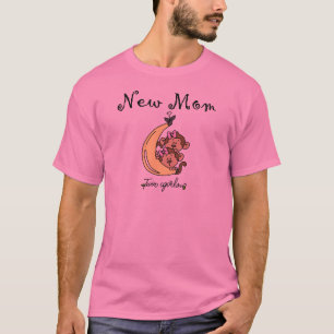 Twin Girls New mamma T-shirts och Gifts