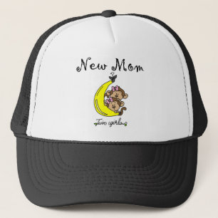 Twin Girls New mamma T-shirts och Gifts Keps