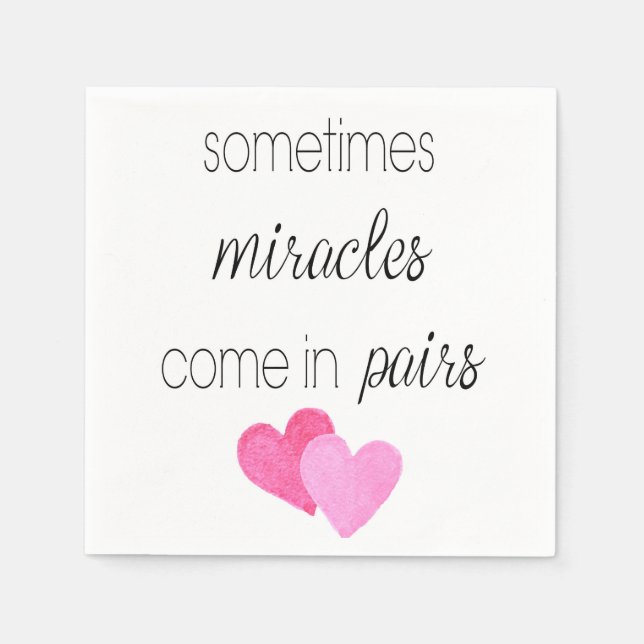 Twin Girls Pappersservett (Framsidan)