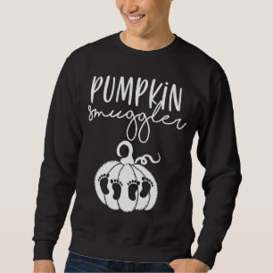 Twin Gravid Pumpkin Smuggler Smuggling Pumpkins Lång Ärmad Tröja